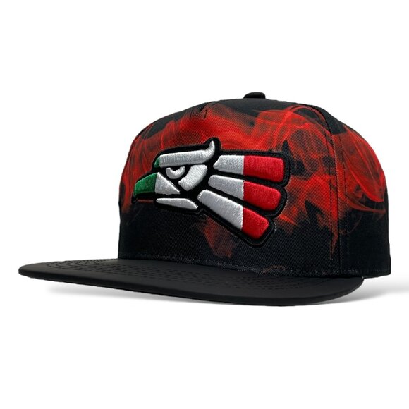 Hecho en Mexico Eagle Snapback Cap, 3D Embroidery, Flat Brim - Picture 3 of 8